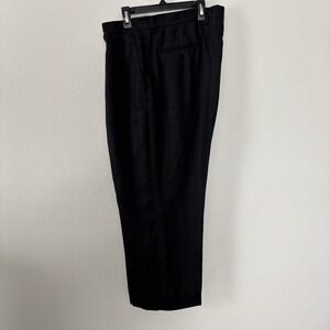 Mens Gray Pleated Dress Pants Trousers Career‎ Office Business Casual Size 38